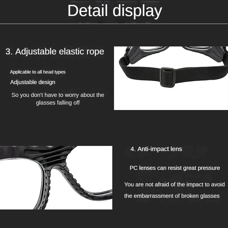 Myopia hyperopia prescription Adults Sports Goggles for Basketball Football Glasses Anti-impact Fitness Training Cycling Eyewear