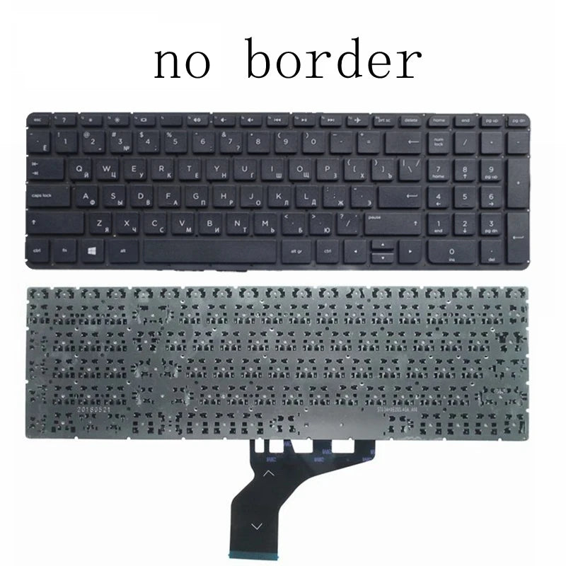 US/RU/UK keyboard FOR HP 15-DB/DX/DA/CX/DR/GW 15m-DS 250 255 256 G7 15-CN/CS/CR/CW/EC/CH/DK/DS TPN-C135/143 15T-cn 15S-DY 17-BY
