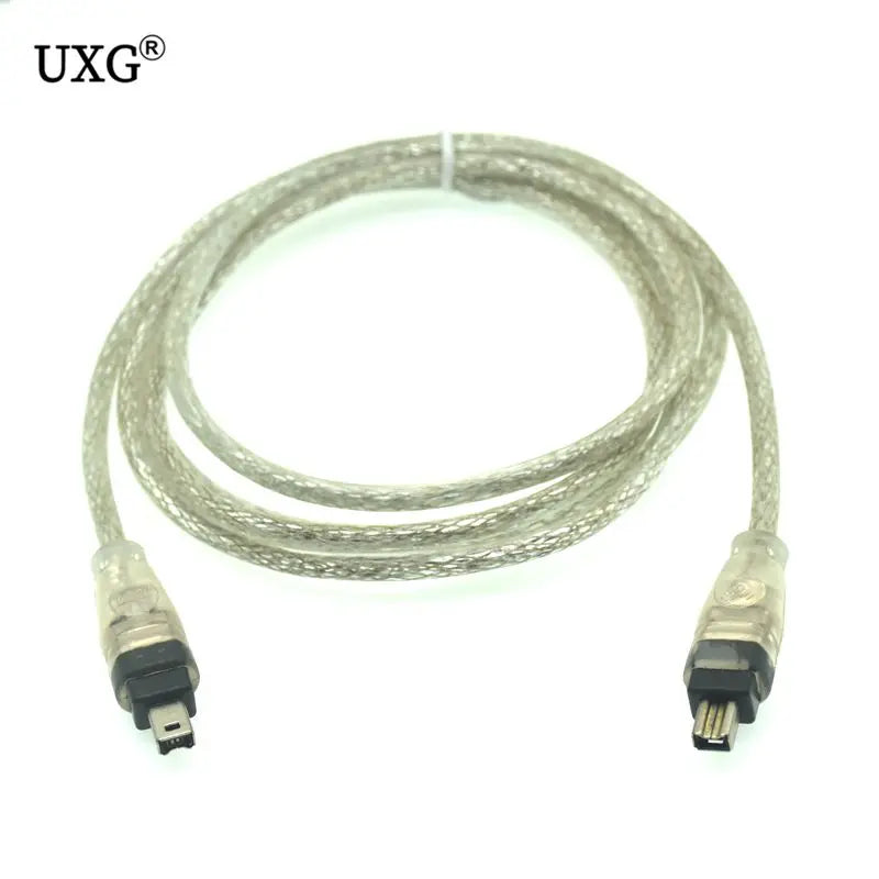 FireWire 1394 to USB Data Cable IEEE 1394 4 Pin to USB Mini Plug Firewire for MINI DV HDV camcorder to Edit for DV   PC Camera