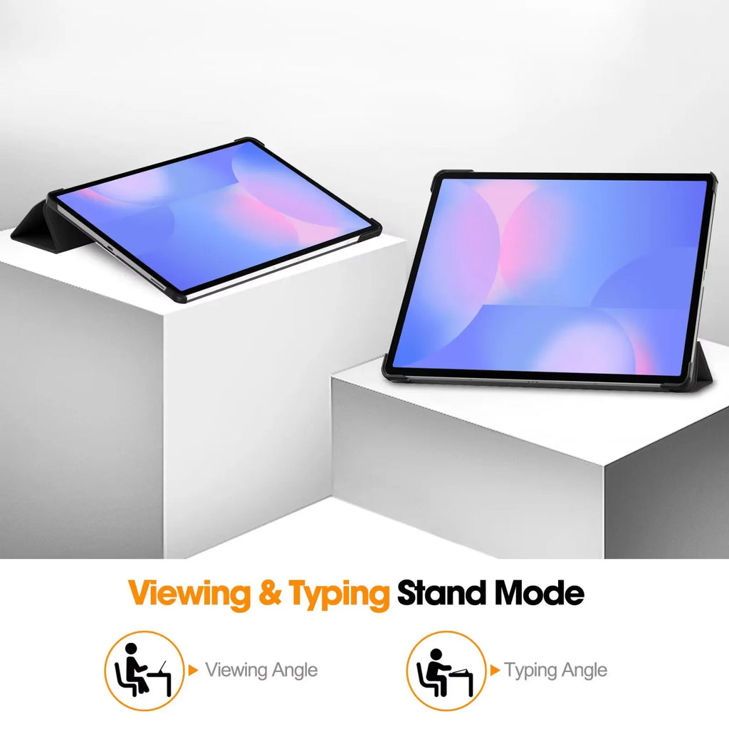 For Funda Tabwee W90 T90 11" Smart Tablet Case Tri-folded Stand  Cover with Hard Back Coque