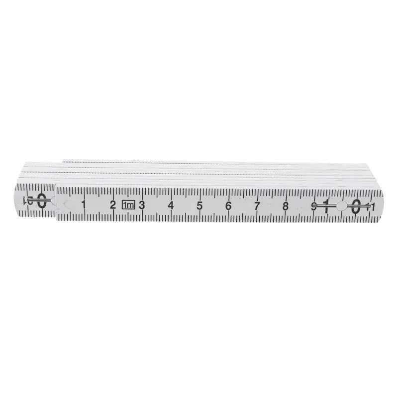 Folding Ruler Metric Measurements Lightweight Composite Construction Ruler 1M 2M for Craftsman Carpenters  EDC Tool Accessories