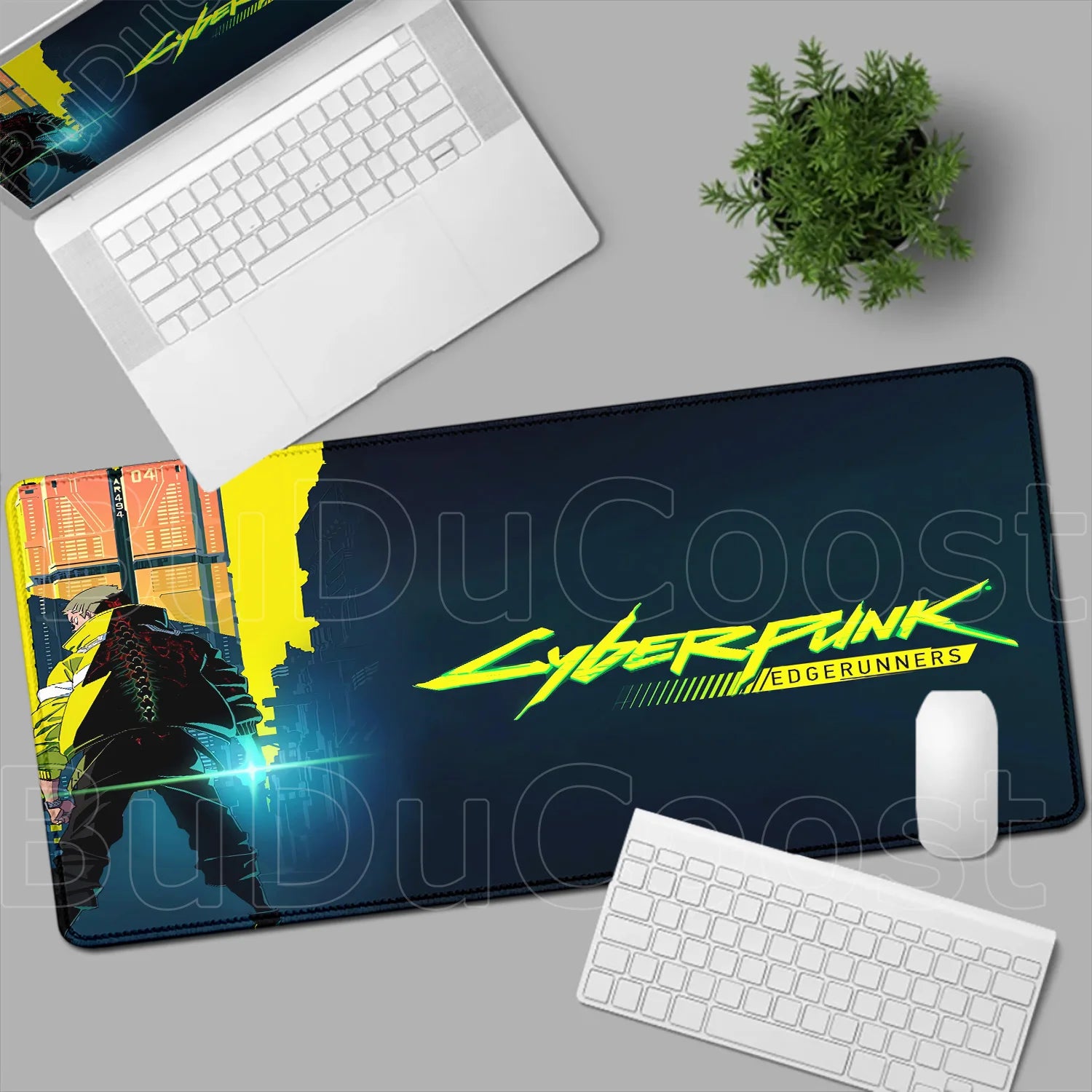 HD Printing New Wallpaper C_cyberpunk E_edgerunners Mouse Pad Non-slip Mousepad Computer Gamer LockEdge Desk Mat PC Keyboard Mat