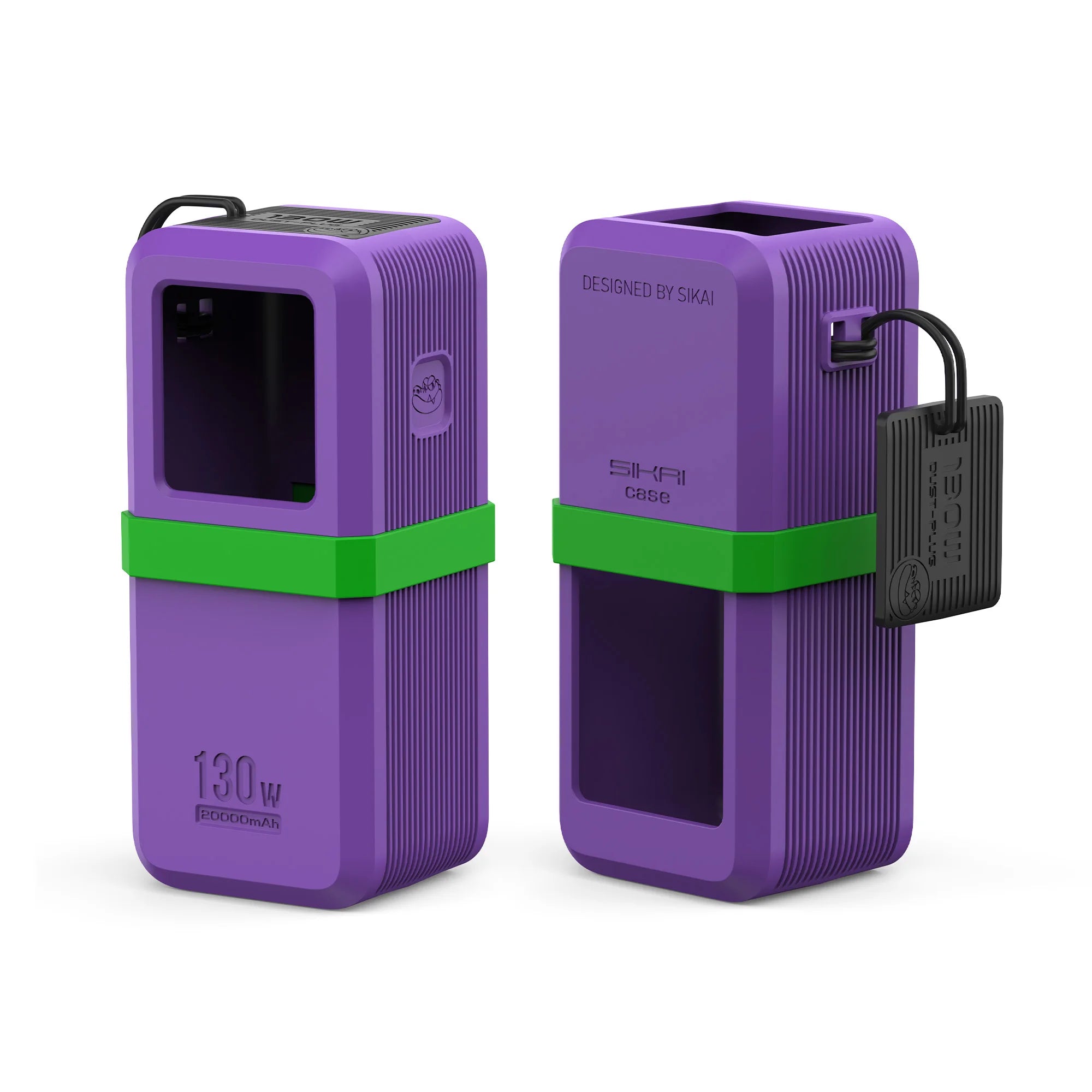 SIKAI Silicone Case for UGREEN Nexode Power Bank 20000mAh 130W Portable Travel Case for UGREEN Nexode Power Bank 12000mAh 100W