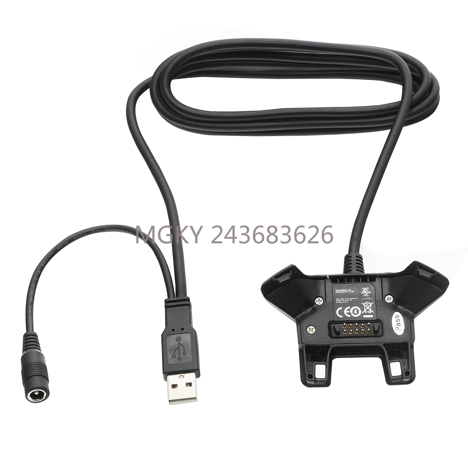 CBL-TC7X-USB1-01 Power Charger for Zebra Motorola Symbol TC70 TC70X TC72 TC75 TC75X TC77 Charging Cable with Adapter