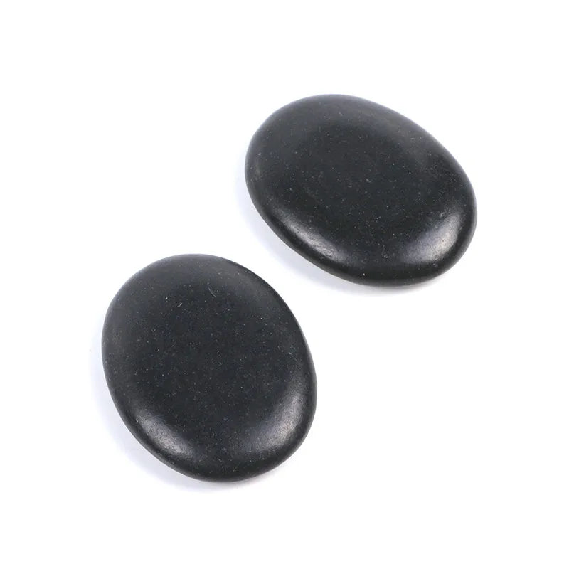 7Pcs Beauty Stones Massage Spa Rock Basalt Stone Lava Natural Energy Massage Stone Hot Sale Healthy Beauty Tool