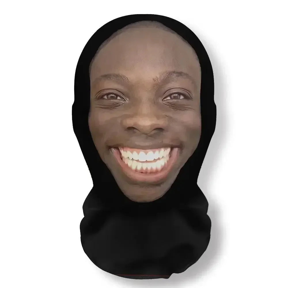 Kanye Mask 3D Printed Elastic Mesh Full Face Mask For Men Women Cosplay Headwear Hip Hop Fashion Balaclava Hood Hat Headgear