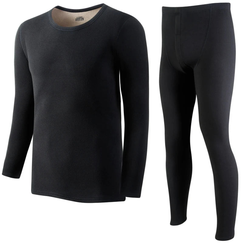 Winter Thermal Underwear Set Men Women Thickened Keep Warm for Cold Weather Long Sleeve Thermos Underwear Bottoming Top Pants