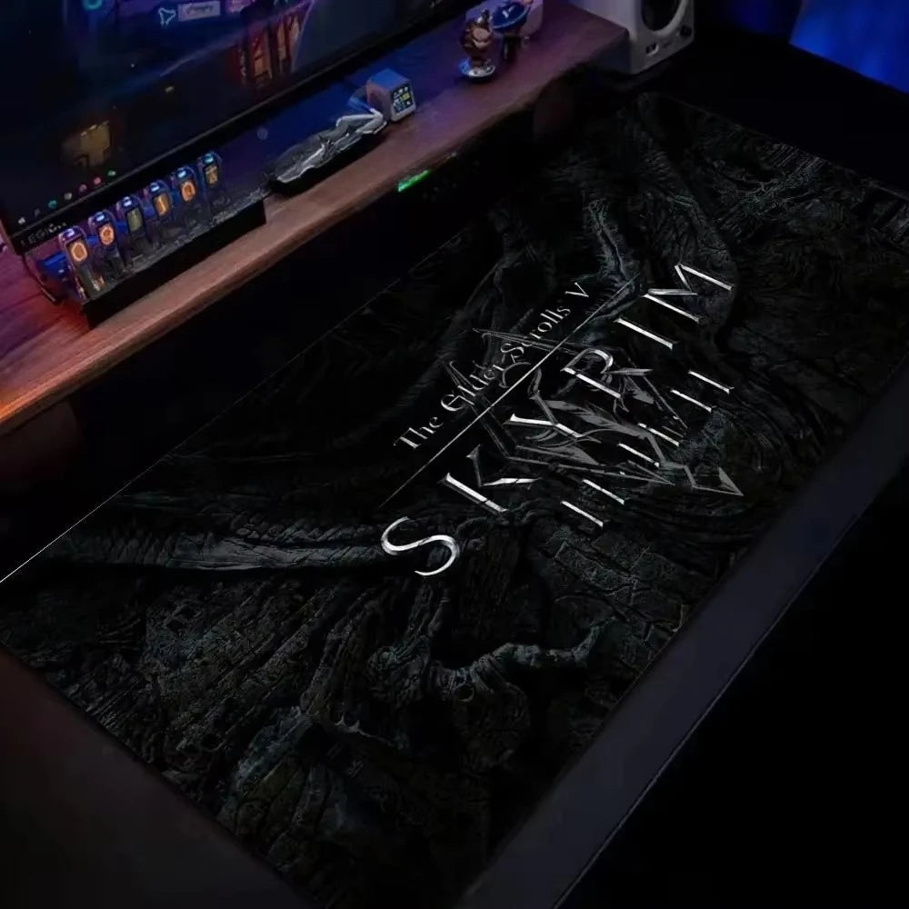 SKYRIM GAMEs Mouse Pad MousePad 900x400 Gaming Accessories Deskmat Desk Mat Game Mats Mause Office Pads Pc Xxl Large