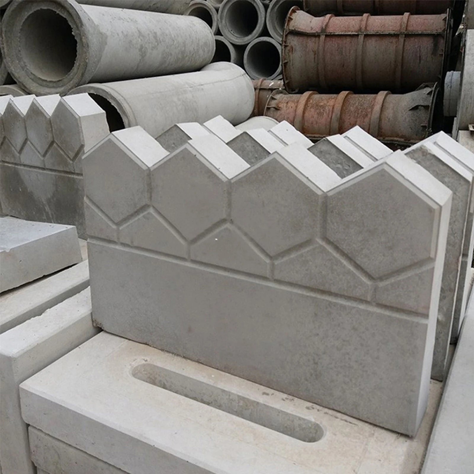 Garden Edging Concrete Molds Easy Operation Yard Paving Moulds for Garden Yard Patio Decoration