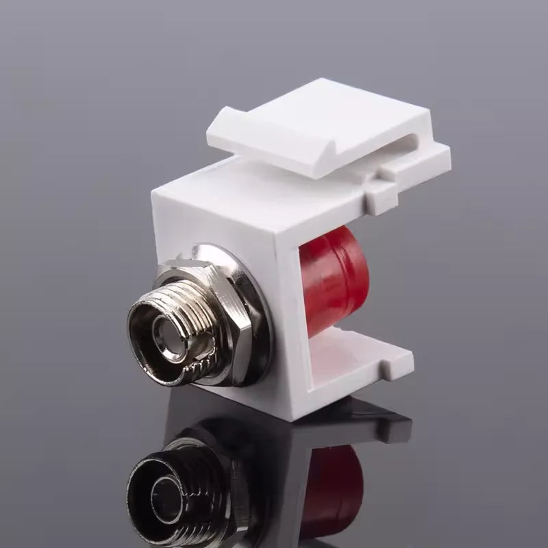 Linkwylan Fiber Optic LC Duplex SC Simplex Keystone Adapter Modular Coupler Singlemode OS2 Multimode OM3