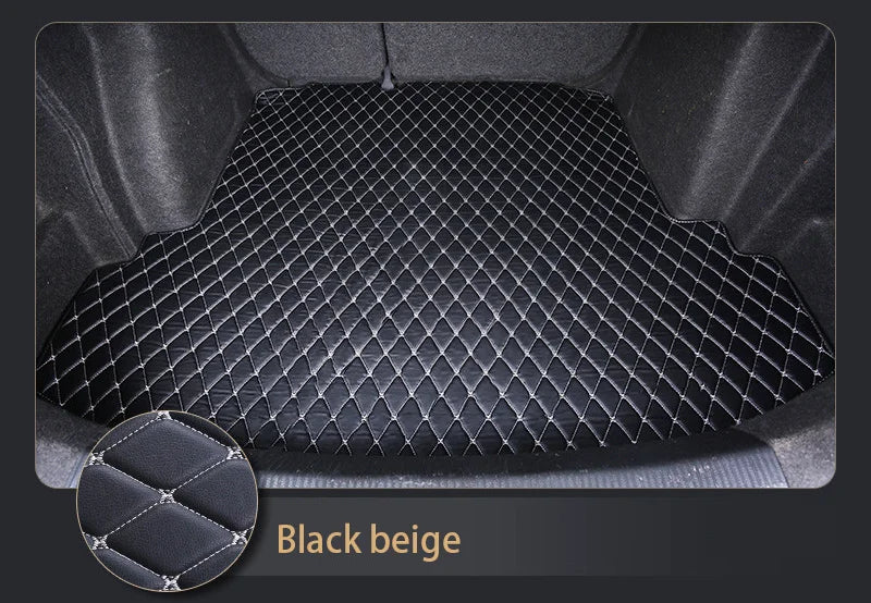 Car trunk mat for Infiniti Q50 Non-hybrid 2014 2015 cargo liner carpet interior accessories cover