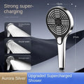 Home showerhead, powerful pressurized showerhead, portable large panel large output showerhead, handheld showerhead
