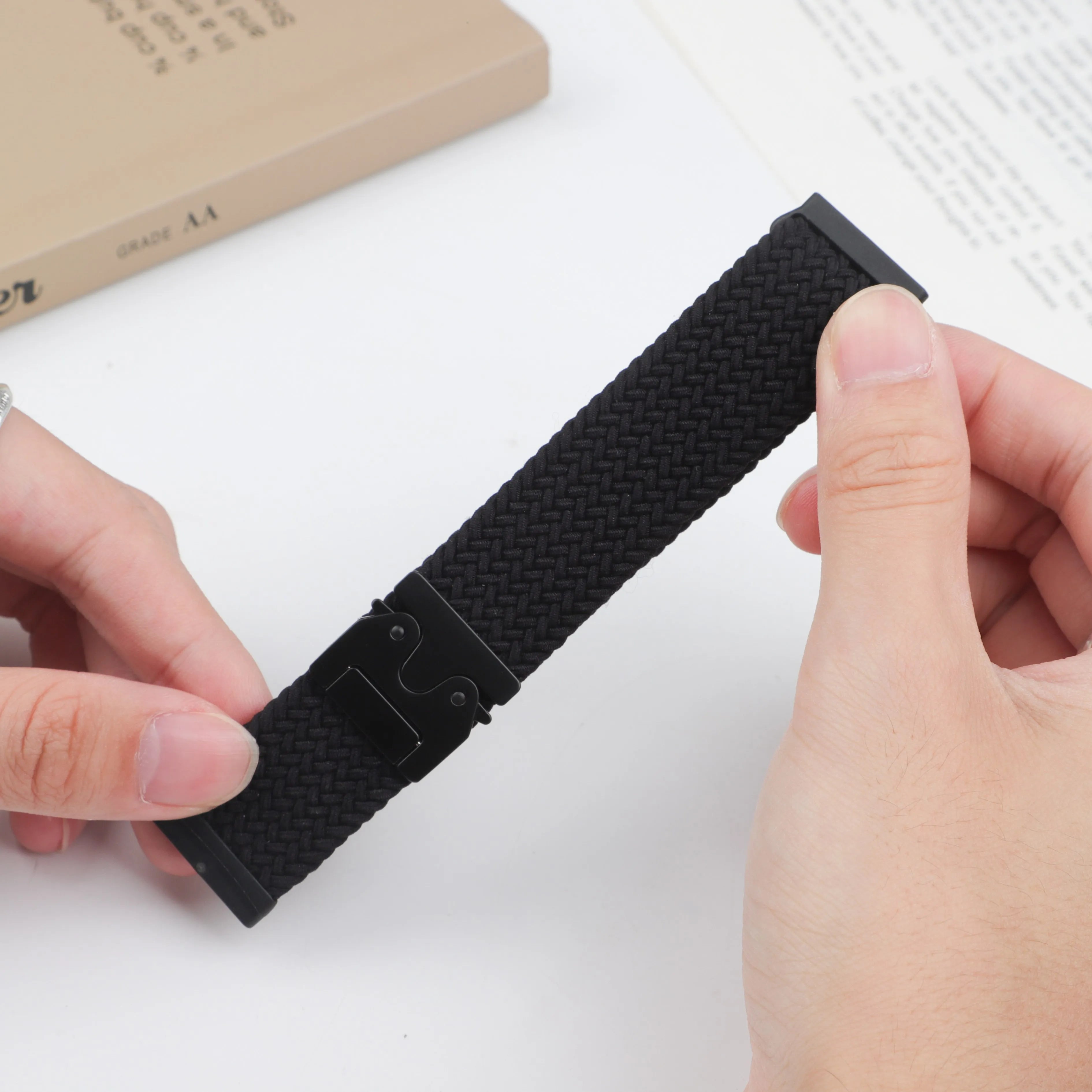 For Fitbit Versa 4 3 Sense 2 band Accessories replacment sport nylon loop Bracelet correa Fitbit Versa4 Parachute Braided Strap