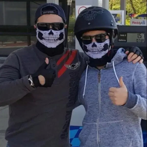 Cool Robot Skull Halloween Mask Scarf Joker Headband Balaclavas Face Mask for Cycling Fishing Ski Motorcycle