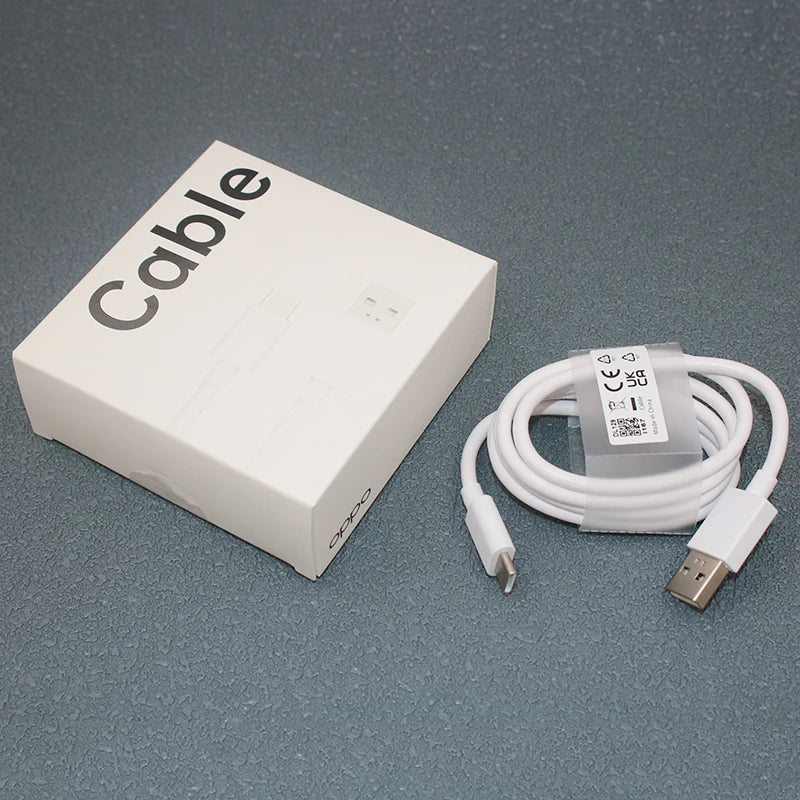 OPPO 80W 67W 65W 33W SuperVOOC 6.5A USB C Cbale Fast Charging Line Cord 100CM For OPPO Reno 12 11 10 9 Pro Find X2 X3 X5 X6 Pro