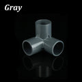 5PCS 20/25/32/40/50mm 3 Ways PVC Water Pipe Connector Fittings Garden Irrigation Home Aquarium Water Tube Fittings Joint Adapter