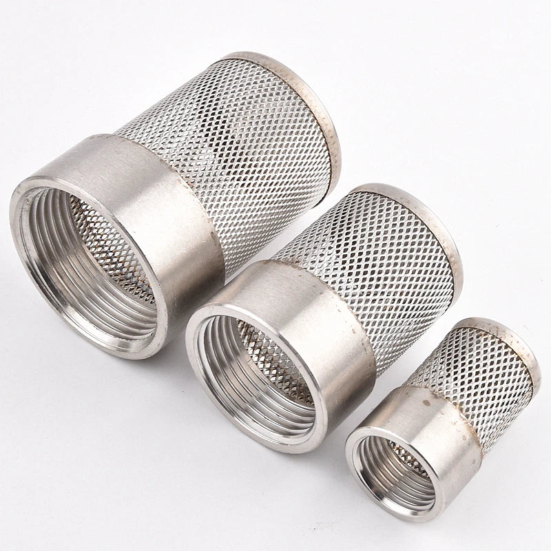 304 Stainless Steel Mesh Filter Aquarium Fish Tank Filter Garden Irrigation Impurity Filter Water Cleaning Mesh Metal Filter