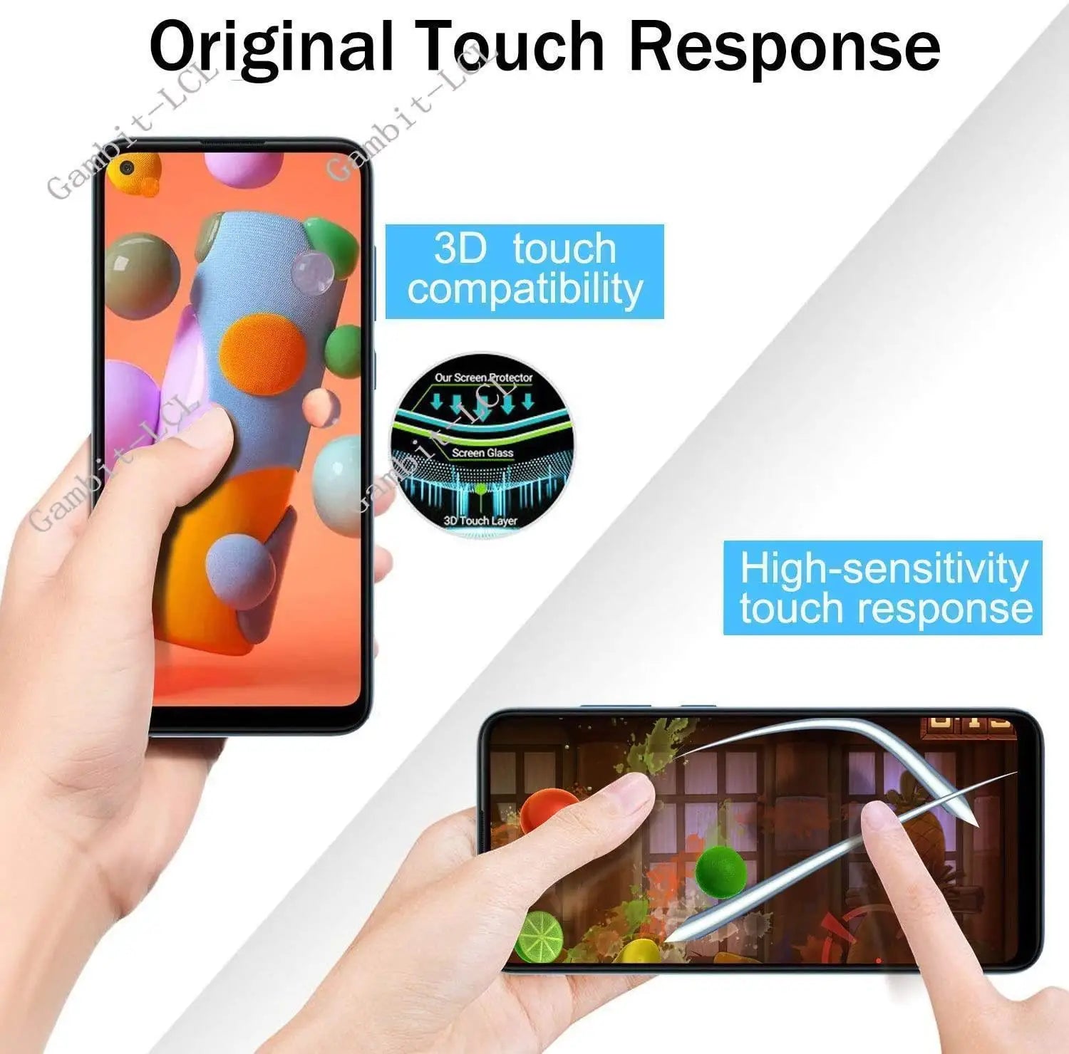 2PCS Original Tempered Glass For Cubot P80  6.53"  CubotP80 P 80 Screen Protective Protector Cover Film