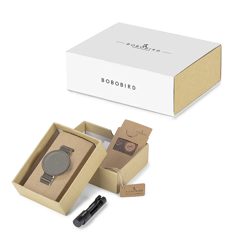 BOBO BIRD Wood Watch for Men and Women Unisex Lightweight Handcrafted Wooden Watches Limited Time Offer Customized