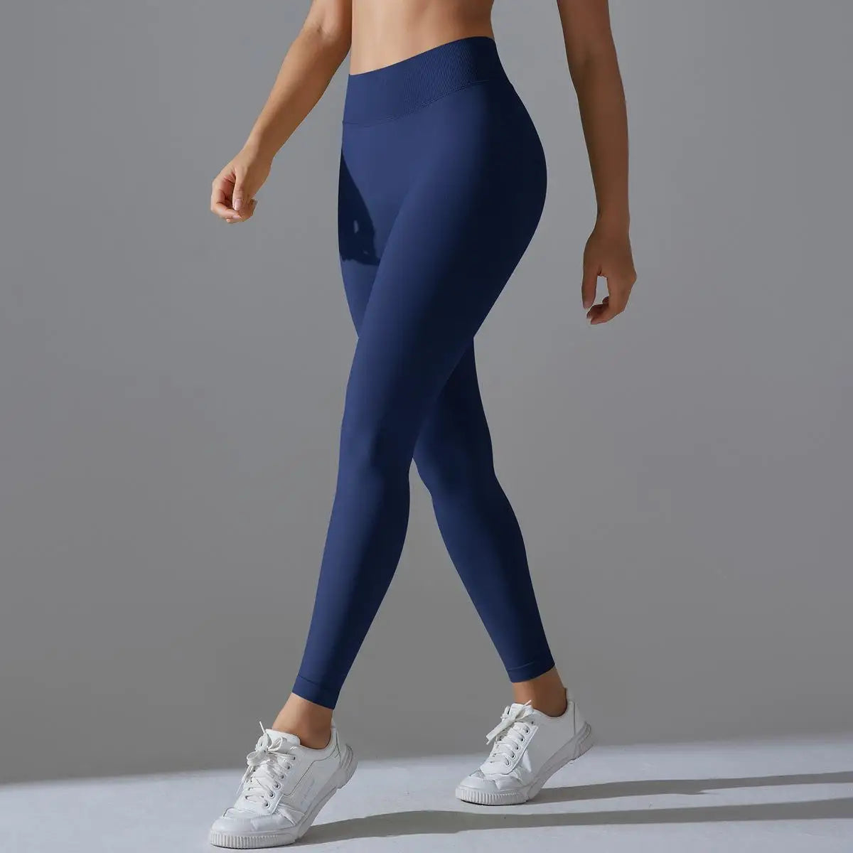 Outdoor Seamless Sports Leggings High Waist Quick-drying Yoga Running Fitness Pants Women's Peach Hip-lifting Leggings Sports