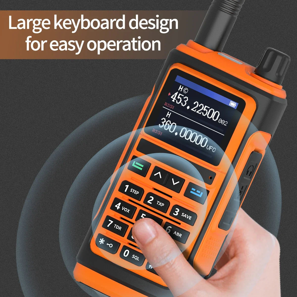 Baofeng UV17 Air Band Walkie Talkie 999 CH Draadloze kopieerfrequentie NOAA Zes bands Amateur Ham Tweerichtingsradio voor