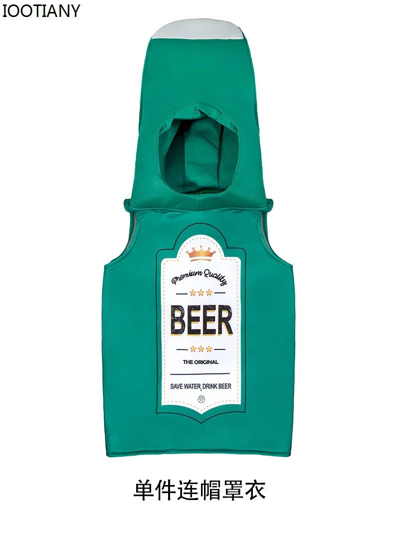 Boy Day Beer Bottle Cosplay Costume School Festival Performance Girl Performances Outfit Oktoberfest Dress Up 2026