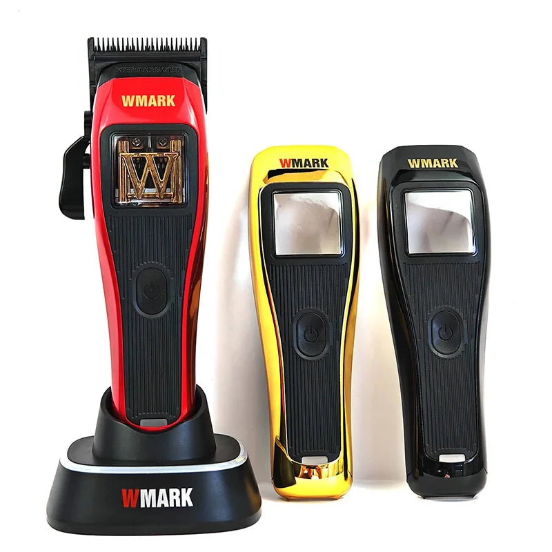 High Speed 10000RPM WMARK NG-X1  Professional Hair Clipper with Charge Base Hair Trimmer For Man Barber Haircut Machines 9V