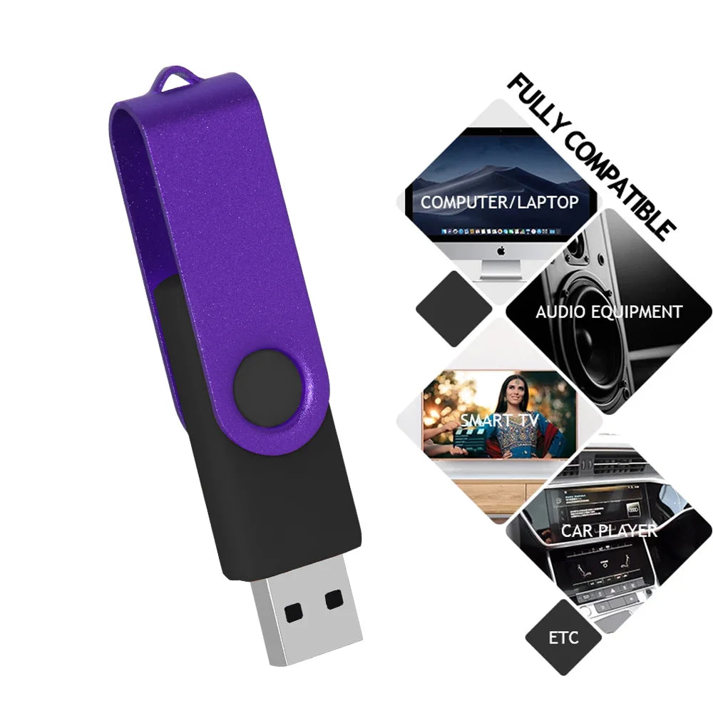 Pendrive Memory Stick 4GB 8GB 16GB 32GB 64GB 2.0 Metal Usb Flash Drive Pen Drive USb Stick 128GB Creative USB