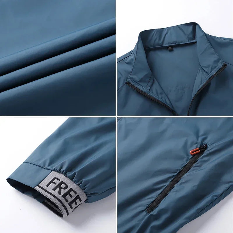 Hiking Skin Jacket Outerwear Coat Camping Rain Jackets Waterproof Sun Protection Fishing Hunting Clothes Quick Dry Sunscreen