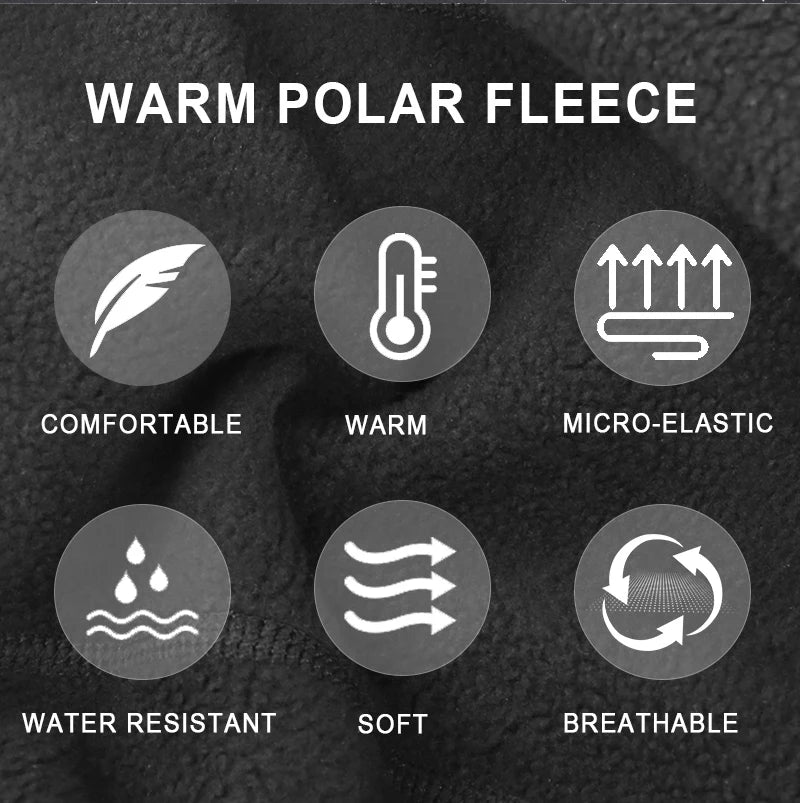 X-TIGER Winter Cycling Mask Thermal Fleece Windproof Cycling Face Mask Keep Warm Balaclava Skiing Mask Headwear