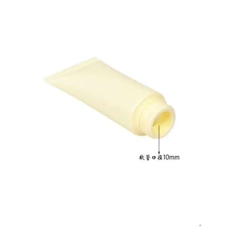 Wholesale New 10/15ml Cosmetic Soft Tubes Pearly Beige Lipstick Bottle Eye Cream Sample Tube Eye Massage Bottle Roll on Bottle