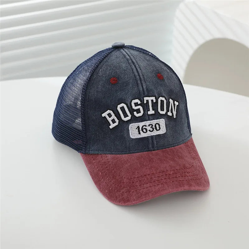 New Summer Baby Baseball Caps Fashion Outdoor Adjustable Sport Hats Sunscreen Hat Kids Boys Girls Mesh Cap
