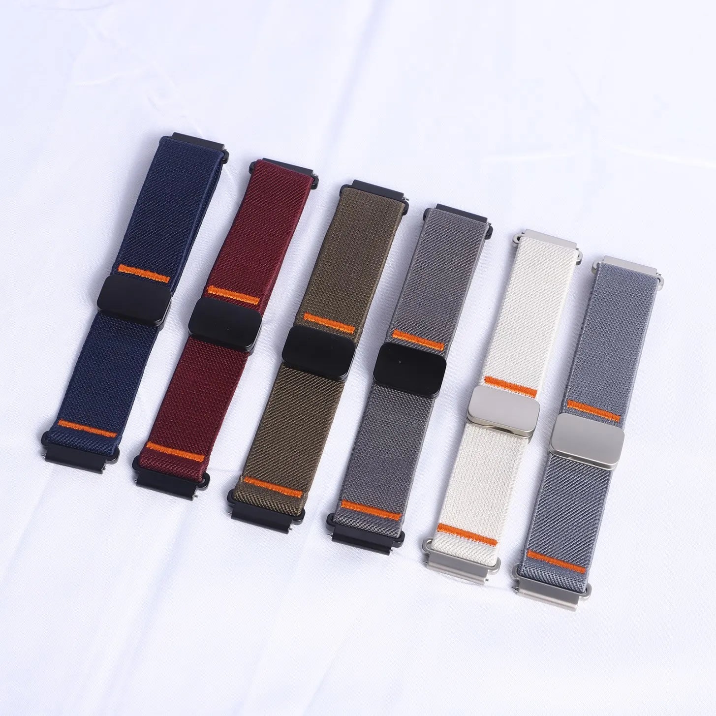 Magnetic band for redmi watch 5 Active/5 Lite strap nylon correa amazfit bip 6/5/helio/Balance 2/GTR 4 3 2/22mm watch straps