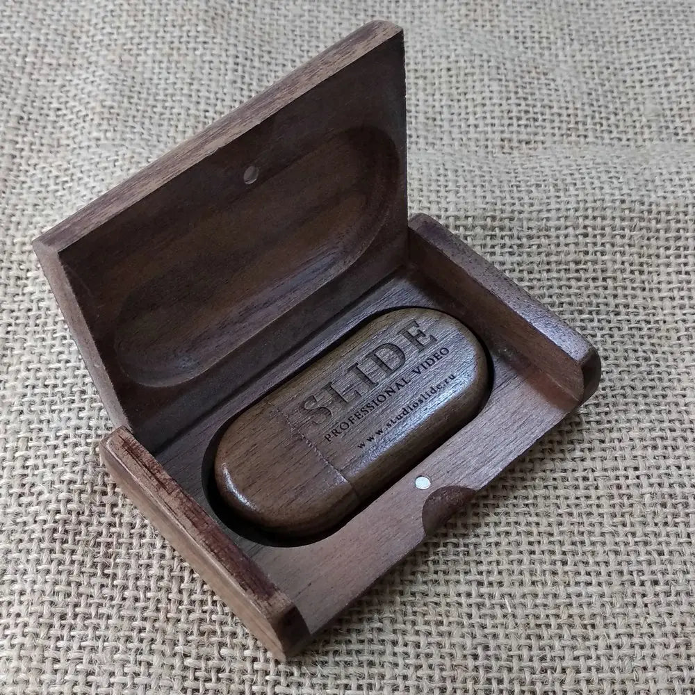 Wooden usb 2.0 with Box Usb Flash Drive Laser Engraving pen drive 4GB 8GB 16GB 32GB 64GB Pendrive for Photography wedding gifts