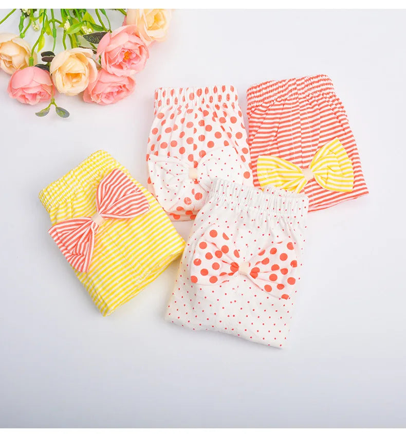 Children's Pure Cotton Panties 0-1-3 -5 Years Old Baby Shorts Cartoon Cute Princess Underwear 100%Cotton Infant Fashion Panties