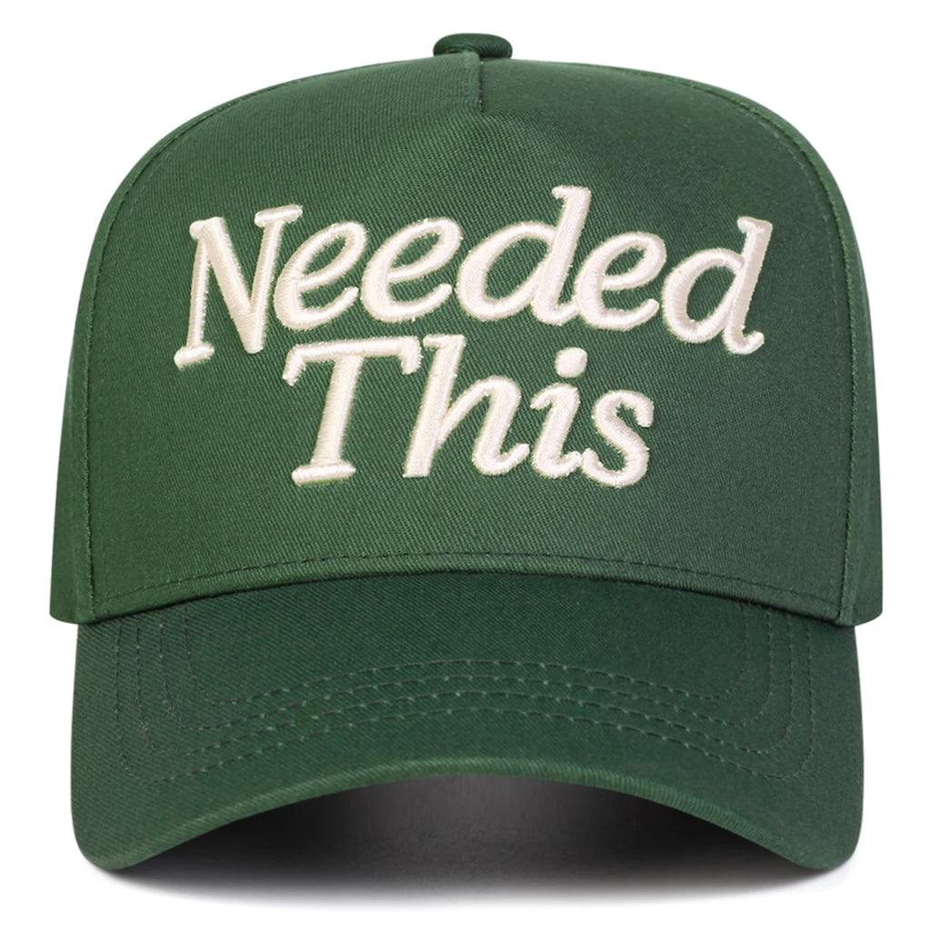 Unisex NEEDED THIS Letter Embroidery Baseball Caps Spring Autumn Outdoor Adjustable Casual Hats Sunscreen Hat Sports Cap