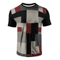 2025 New Arrival Mens T Shirt 3D Geometry Print Summer Streetwear Short Sleeve Tee Harajuku Style Casual Top Lightweight Fabric