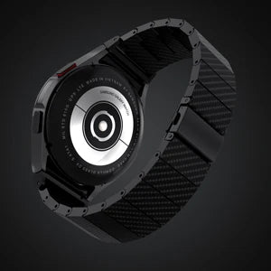 Luxury Carbon Fiber Band For Samsung Galaxy Watch 7 6 5 4 40mm 44mm Bracelet For Galaxy 5Pro 45mm 4 6 Classic 43 47mm 46mm Strap