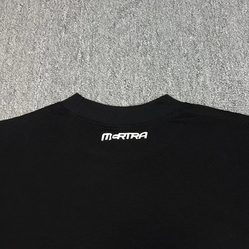 American High Street Trend Mertra T-shirt High-quality Cotton Casual Short-sleeved Top