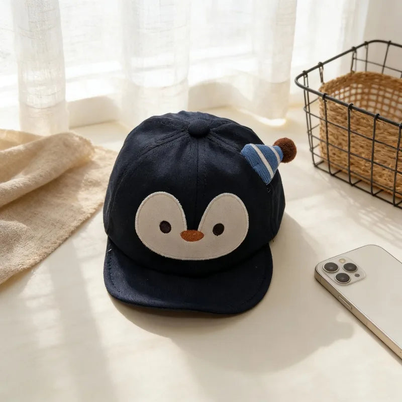 Baby Hat Spring Summer Sun Cap 48-50cm 6-24 Months Cute Duckbill Girls Boys Cap Toddler Infant Thin Sunscreen Baseball Kids Cap