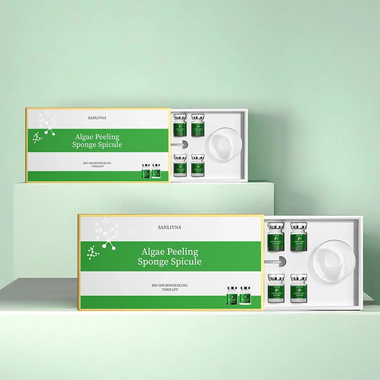 Seaweed Algae Peel Kit for Acne Treatment - Skin Repair Facial Rejuvenation Whiten & Brighten Cleanse Functional Skincare ﻿