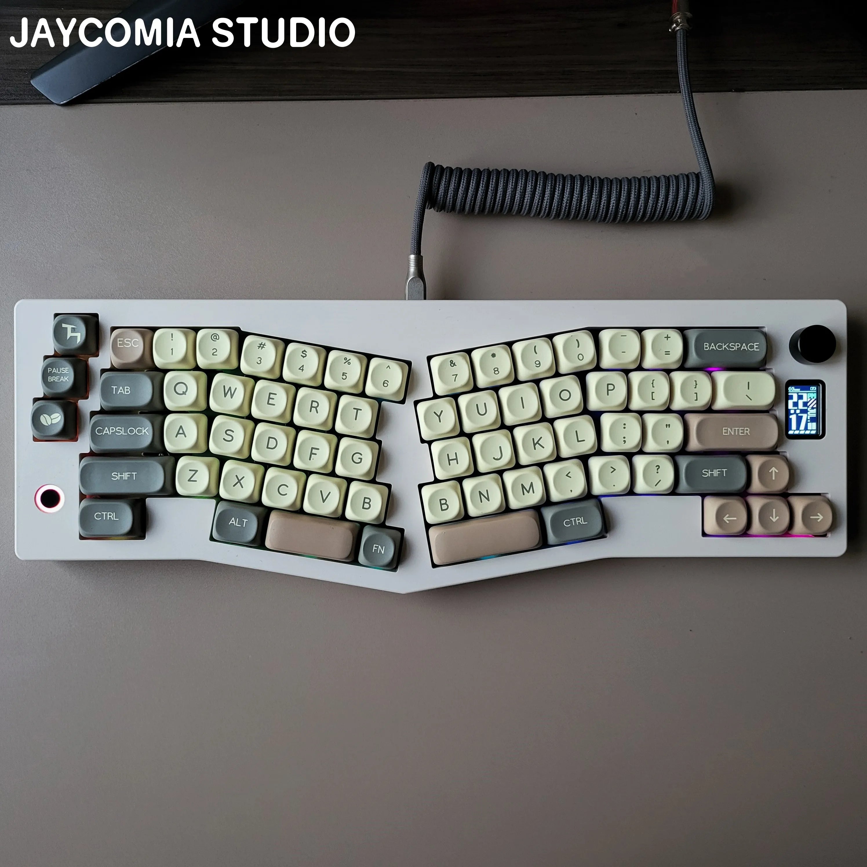 ES Spanish PBT Keycaps MOA Cherry Red Blue Samurai Night Sakura Morandi Dye Sub Keycap For ISO Layout Ansi Mechanical Keyboard