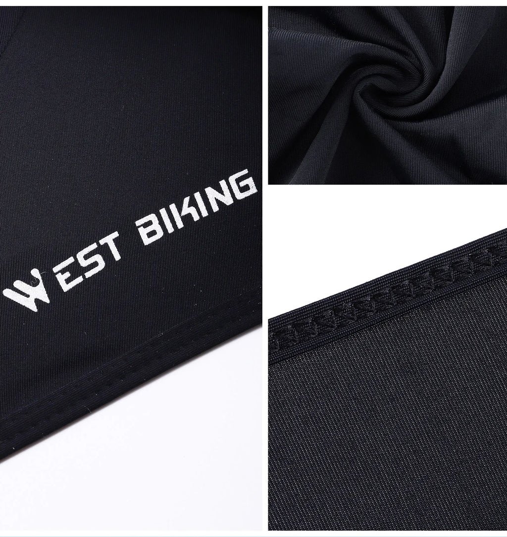 WEST BIKING Summer Cycling Face Mask Cool Breathable Sports Balaclava Men Women Bicycle Motorcycle Sun UV Protection Cycling Cap