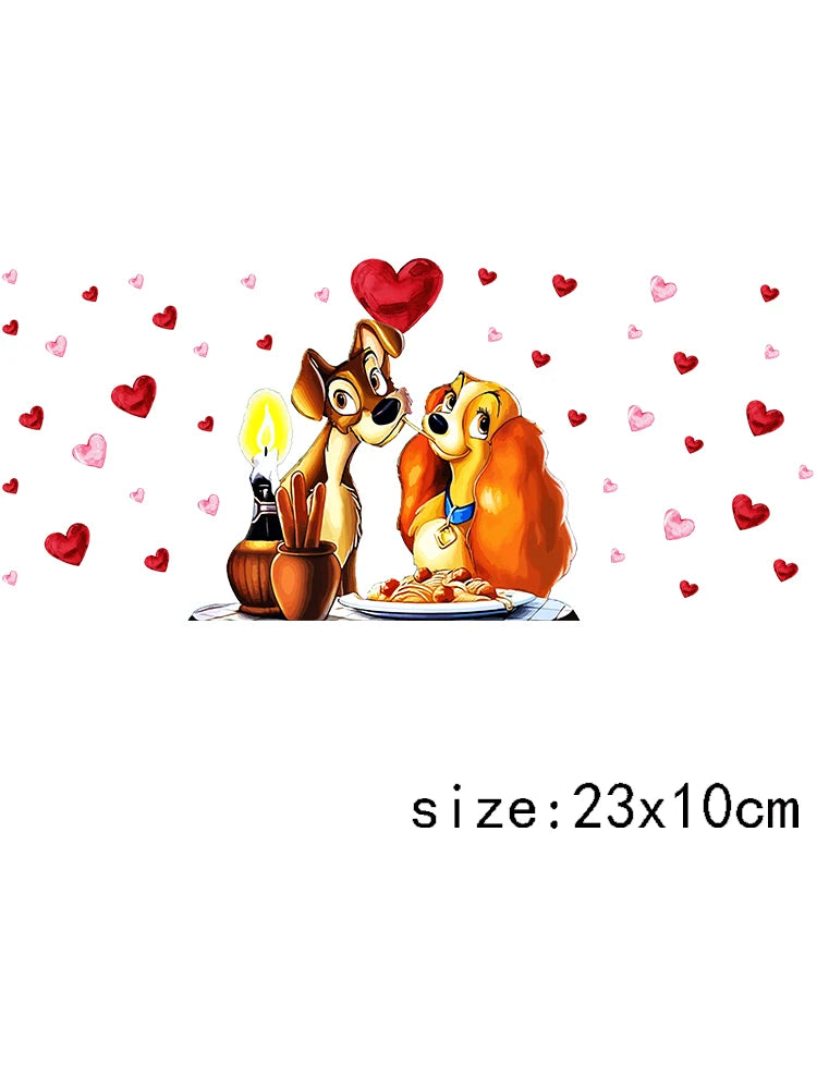 1PCS Cartoon Cute Dog Design UV Transfer Sticker For 16oz Cup Wrap Custom Label DIY Logo Self Adhesive Dog Uv Dtf Stickers