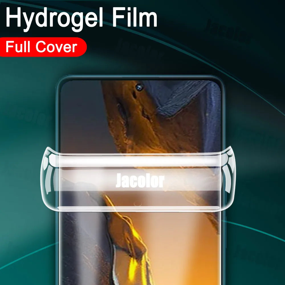 Hydrogel Film For Xiaomi Poco F5 Pro F4 F3 X4 GT X5 X3 NFC Screen Gel Protector/Back Cover Film/Lens Safety Glass For PocoF5 F 5