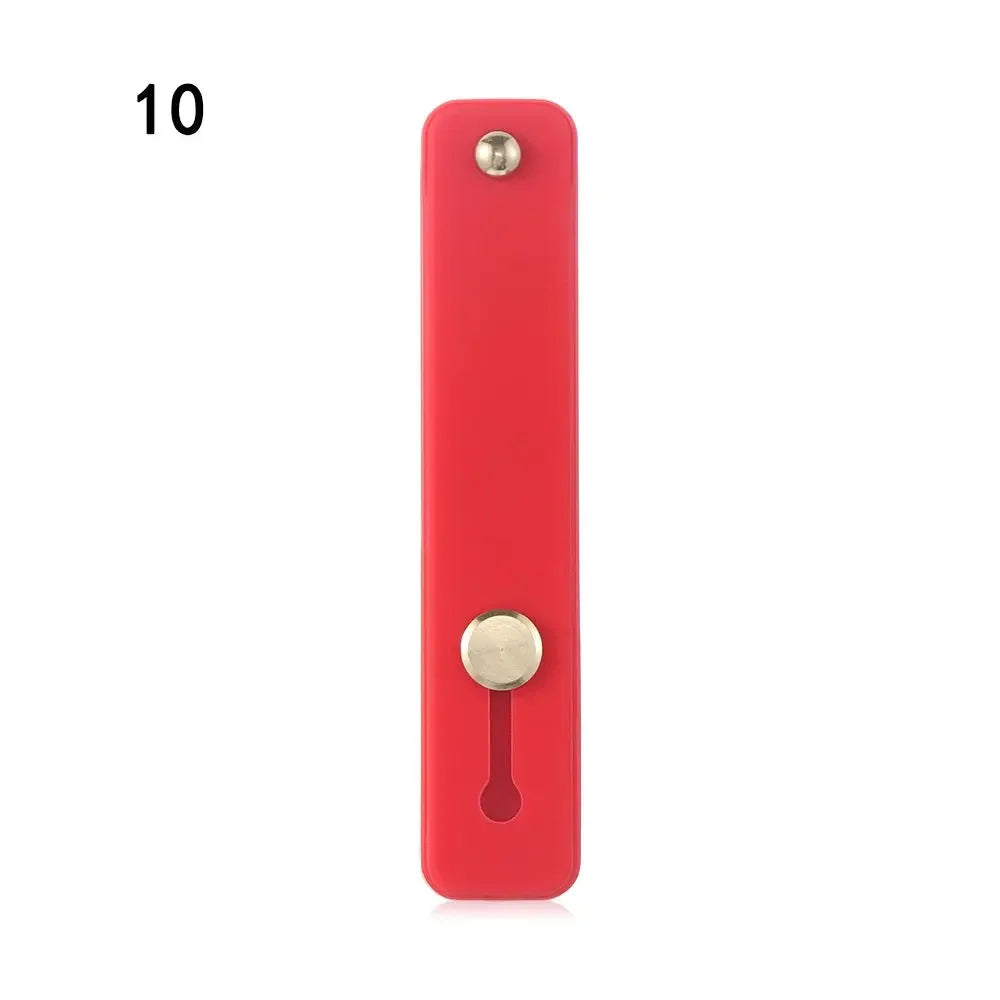Fashion Phone Holder  Silicone Phone Hand Band Holder Finger Ring Push Pull Grip Stand Candy Color Bracket