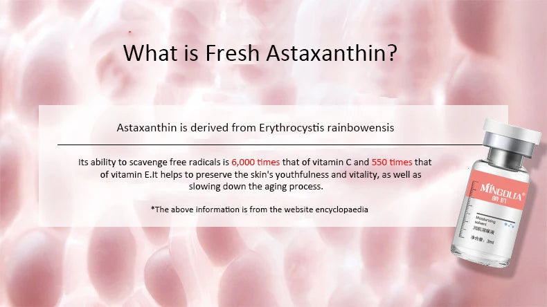 Astaxanthin Peptide Freeze-dried Powder Kit Face Firming Antioxidant Niacinamide Whitening Moisturising Rejuvenation Skincare
