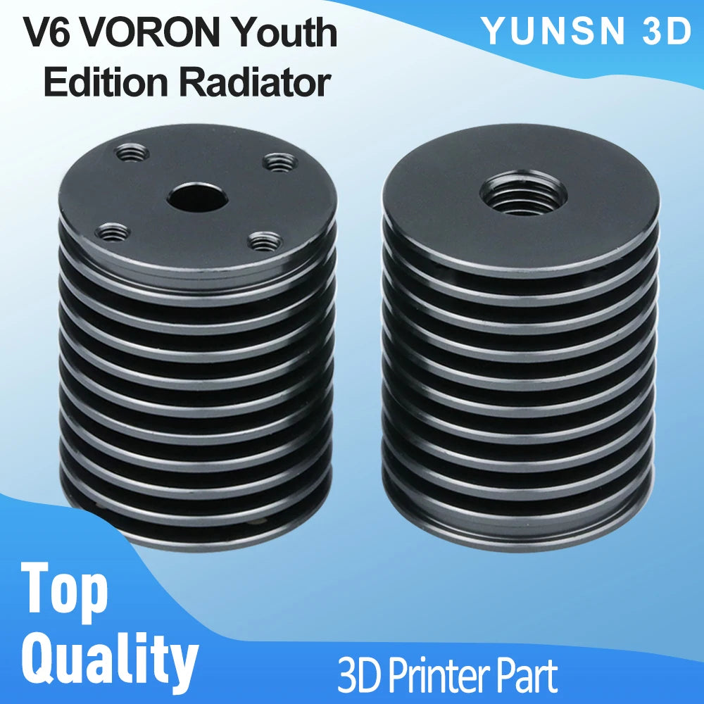 For Voron V6 Hot Sink High Temperature Resistant Aluminum Volcano Hotend Kit Voron Radiator 3D Printer Replacement Part Hotsink