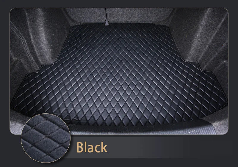 Car trunk mat for Infiniti Q50 Non-hybrid 2014 2015 cargo liner carpet interior accessories cover