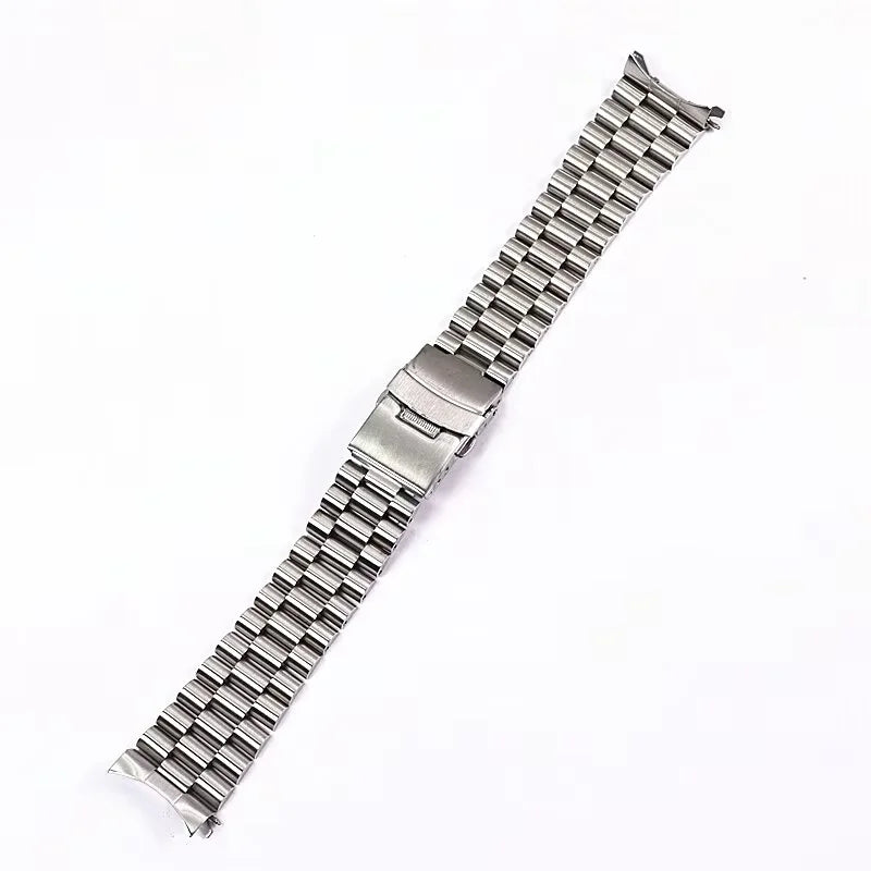 3 Styles 22mm Diving Steel Metal Strap For Duro Mdv107-1A MDV106-1A Watch Wristband Bracelet Watchband Replacement Parts